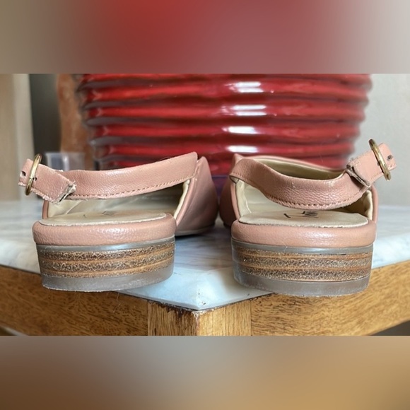 Trotters Holly Ballet Flats Slingback | Blush Leather | Size 8.5N (Narrow) - Picture 11 of 13